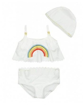 stylesilove Little Rainbow Scalloped Swimsuit
