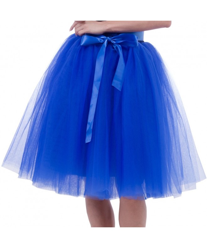 Pleated Princess A Line Parent-Child Midi Tutu Tulle Skirt for Prom ...