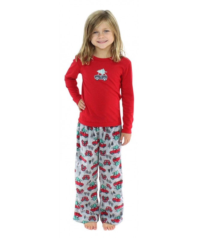 SleepytimePjs Kids Fleece Christmas Pajamas