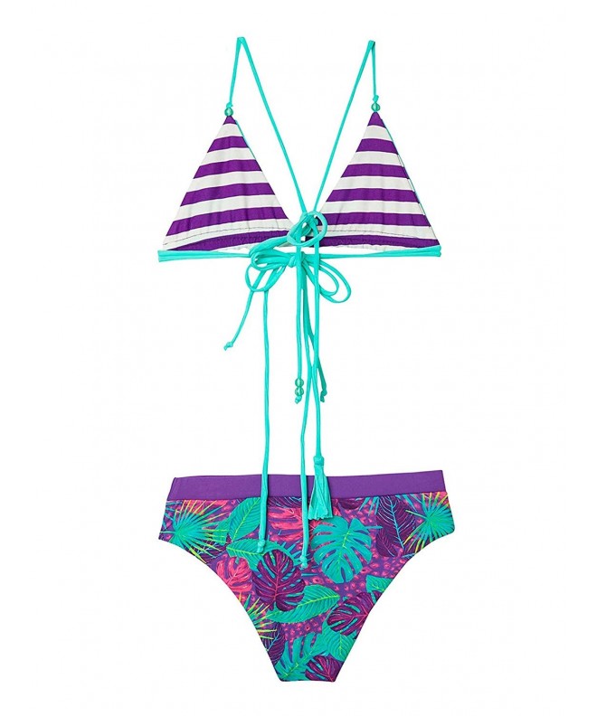 Big Girls Two Pieces Body Bikini UV Protection Traje de Baño de Niña ...