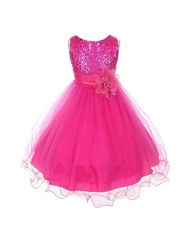 Kids Dream Sequin Toddler Fuchsia