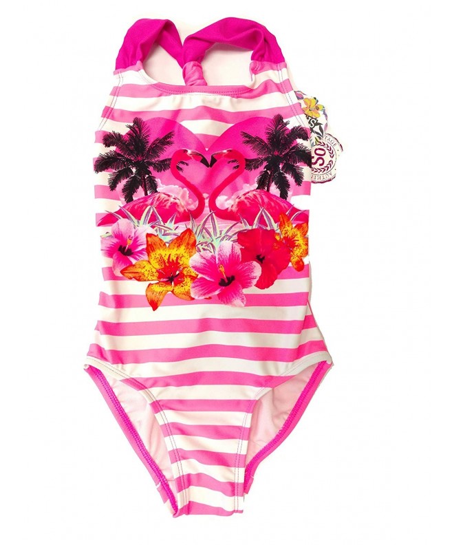 SO Girl Flamingo Piece Swimsuit