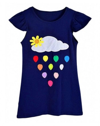 2Bunnies Colorful Raindrops Nightgowns Nighties