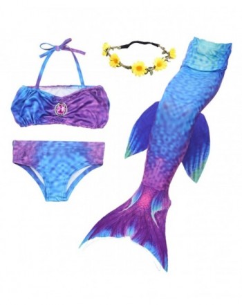 Swimsuits Mermaid Swimming Fishtail Princess