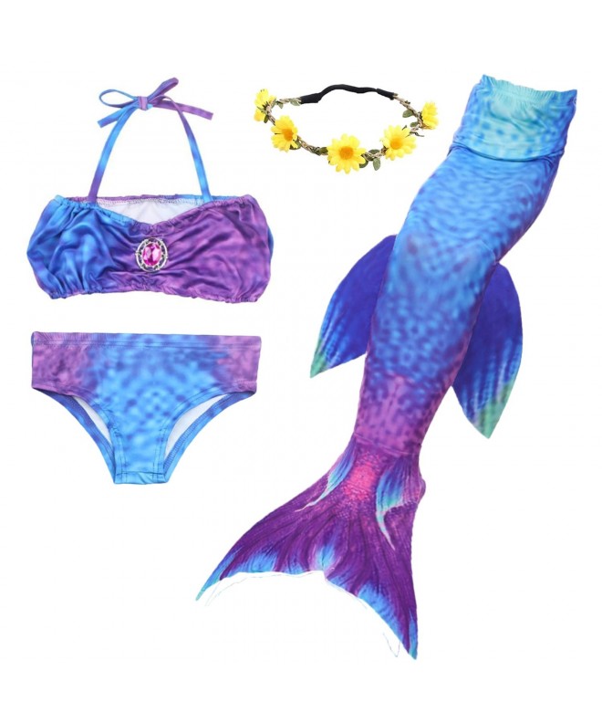 Swimsuits Mermaid Swimming Fishtail Princess