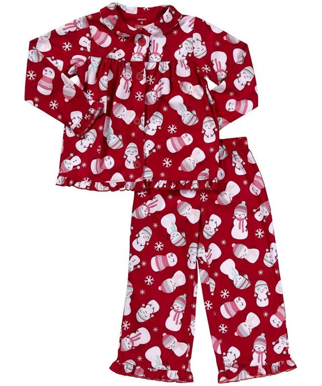 Carters Piece Tossed Sleepwear Set Red
