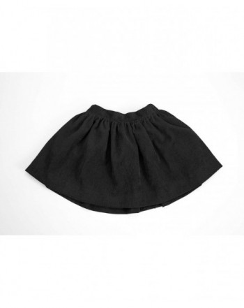 EVERBLYSS Black Corduroy Skirt