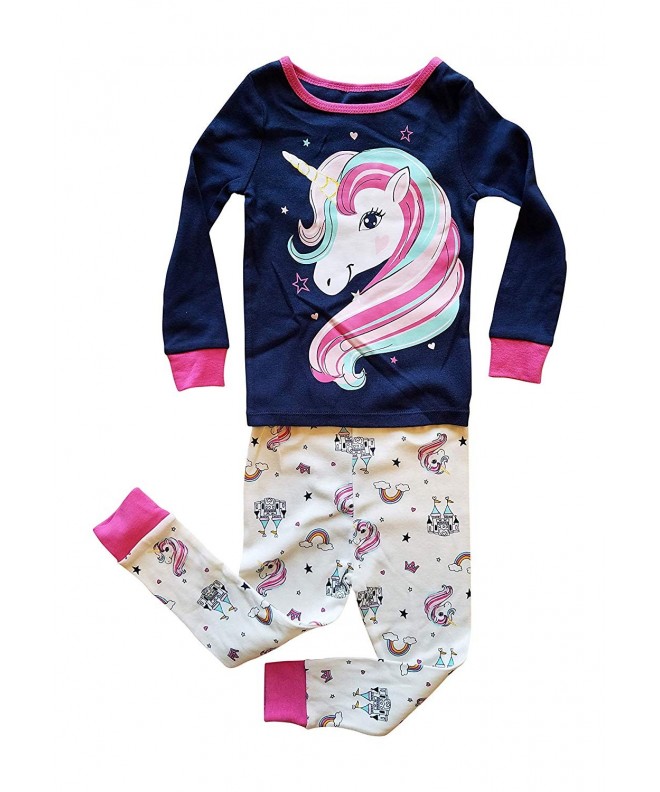 Unicorn Pajama Set Sleepwear Girls