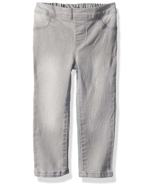 Girls' Toddler Pull-on Skinny Jeans - Light Grey - CQ187YG3CEY