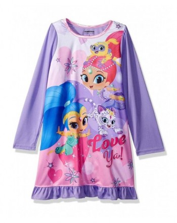 Nickelodeon Girls Shimmer Sleeve Nightgown
