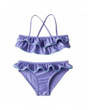 SO Purple Ruffle Bikini Swimsuit