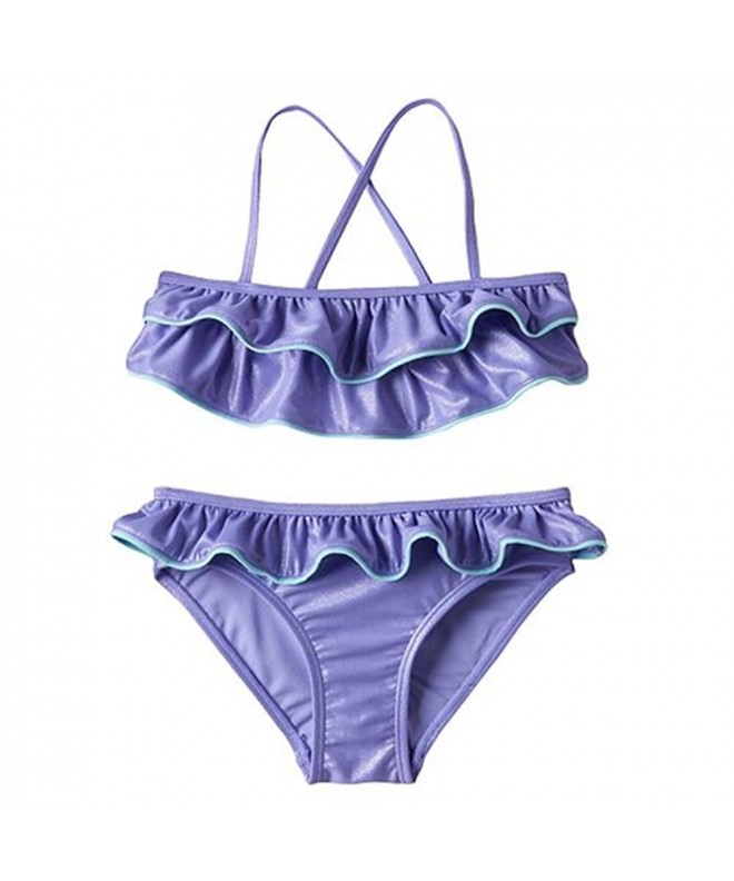 SO Purple Ruffle Bikini Swimsuit