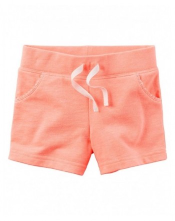 Carters Girls Orange French Shorts
