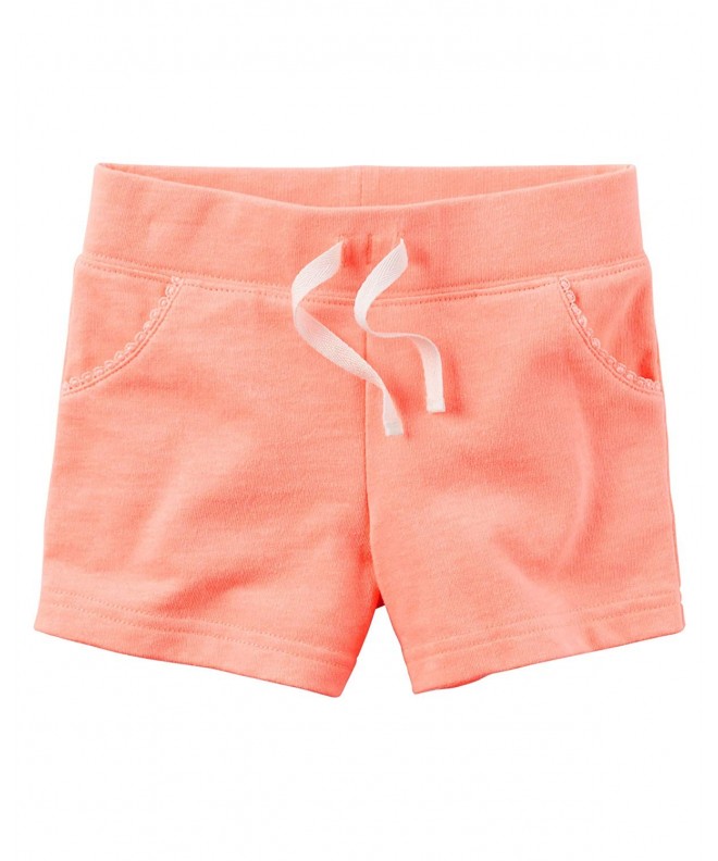 Carters Girls Orange French Shorts