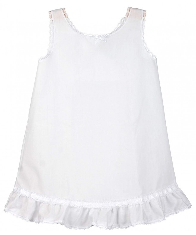 Collections Girls White Embellished Line