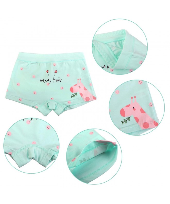 Girls Underwear - 5-Pack Giraffe Panties Set Baby Toddler Briefs ...
