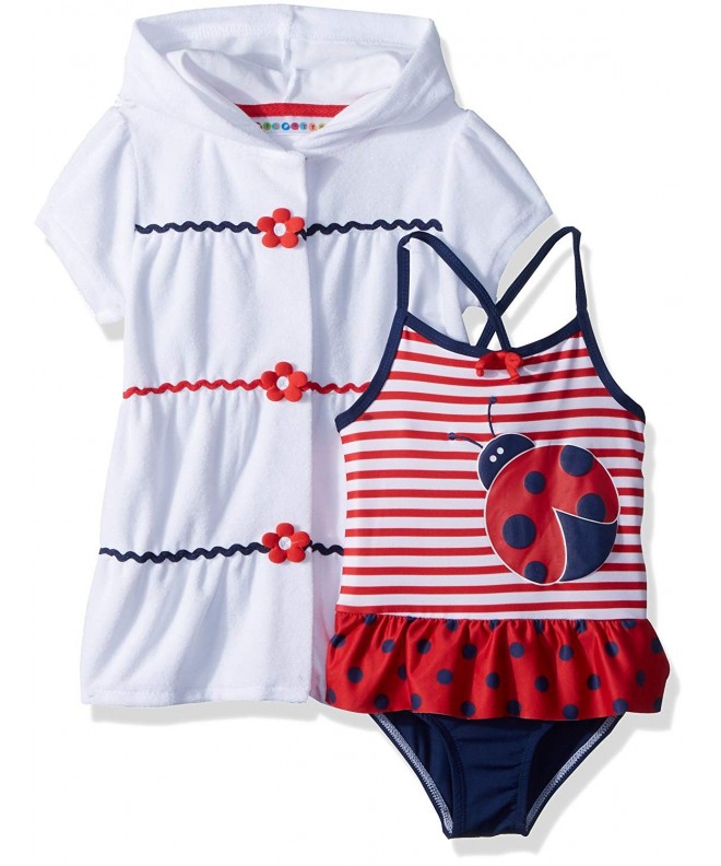 Wippette Girls Toddler Coverup Ladybug