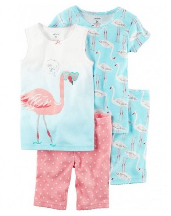 Carters Little Girls Flamingos Pajama
