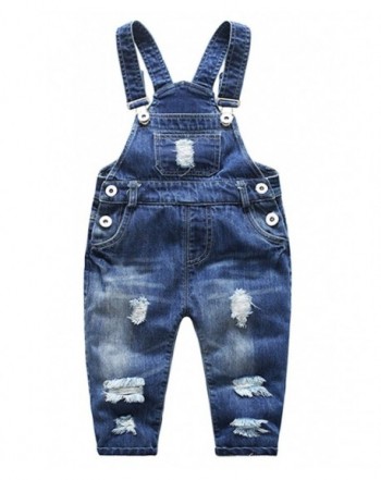 BANGELY Girls Casual Button Overall