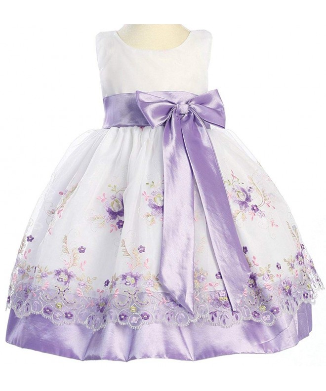 Organza Taffeta Dress DustyRose Infant Girl