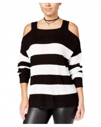 Hooked Up Juniors Cold Shoulder Sweater