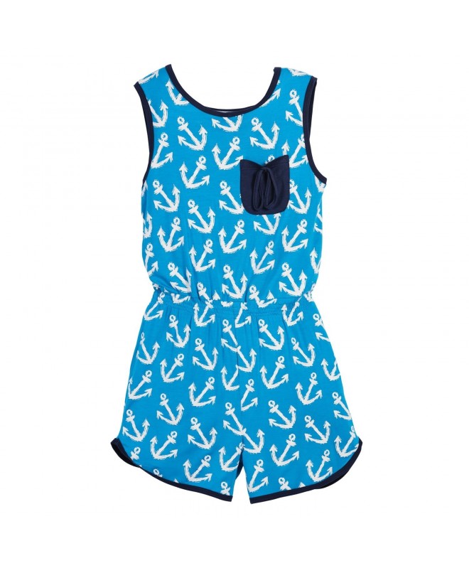 Beachcombers Spandex Anchor Romper Medium