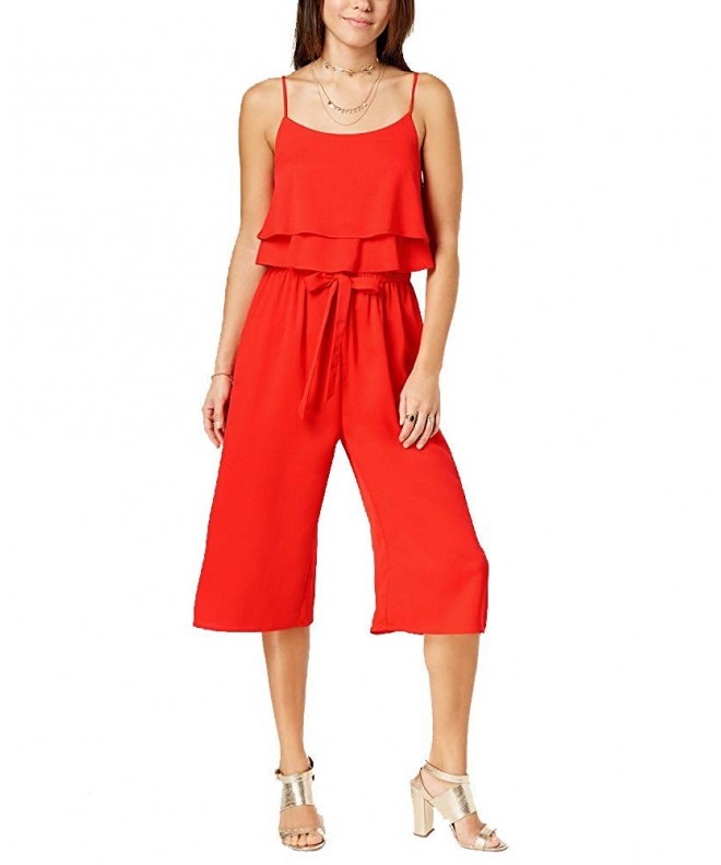 One Clothing Juniors Ruffled Jumpsuit