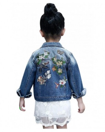 BANGELY Floral Embroidered Jacket Windproof