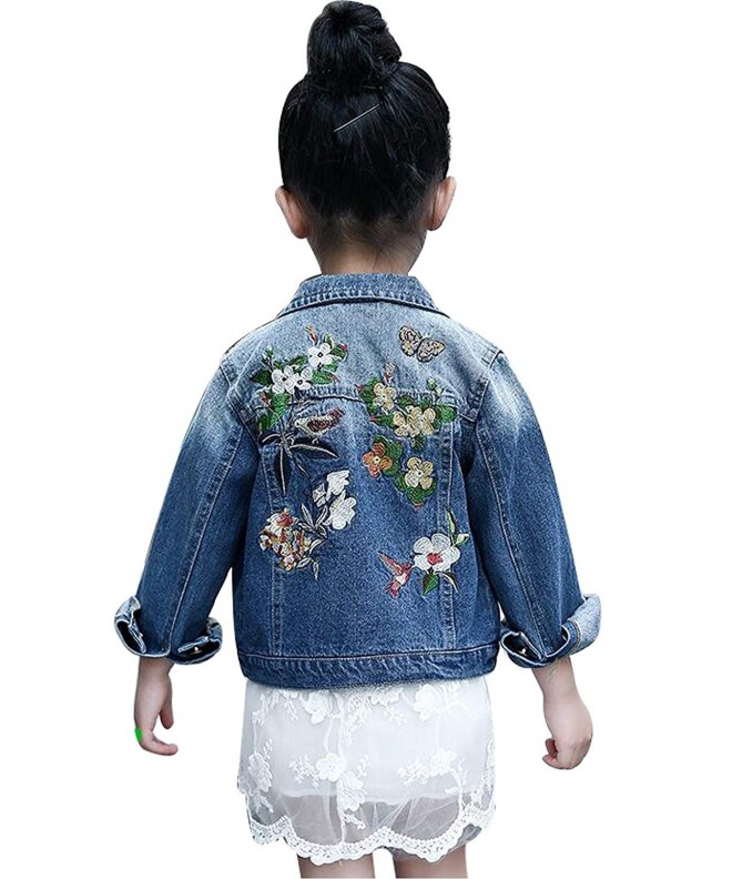 BANGELY Floral Embroidered Jacket Windproof