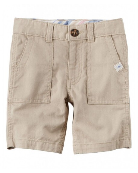 Boys Herringbone Shorts (Khaki - Kids) - CP1820QSCN5