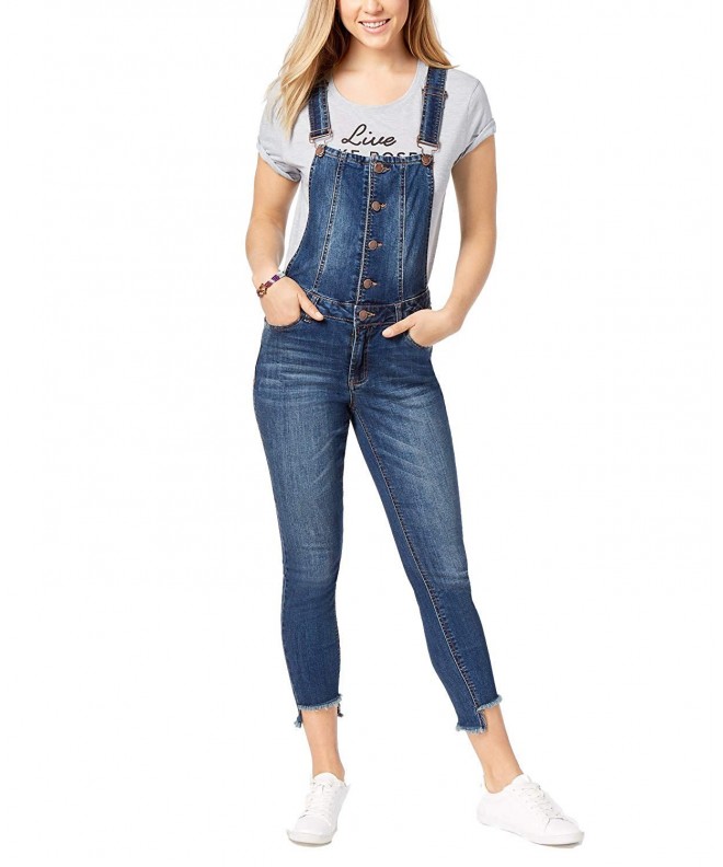 dollhouse Juniors Skinny Overalls