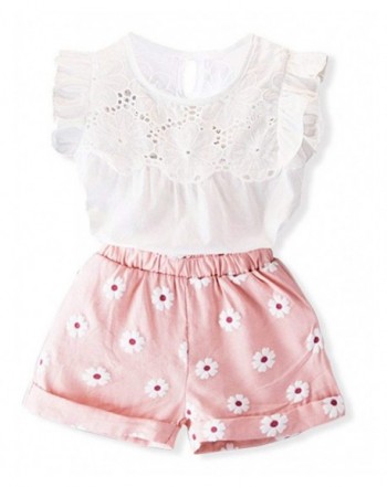 Toddler Outfits Ruffle T Shirt Clothes