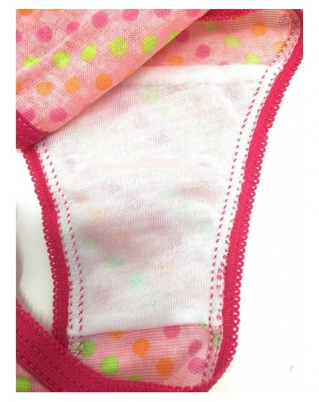 Little Girls Assorted Bikini Style Cotton Panty (Pack of 5) - Pink ...