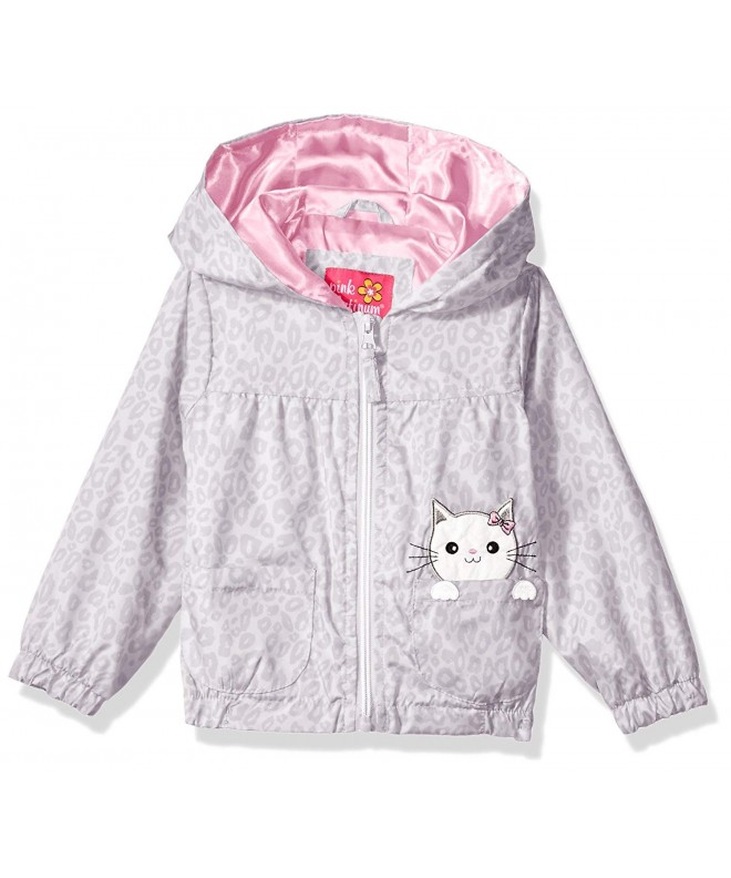 Pink Platinum Toddler Cheetah Windbreaker