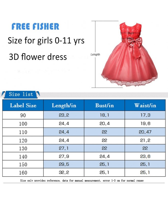 Kids Girls Rose Flowers Bowknot Lace Tulle Sleeveless Belted Dress ...
