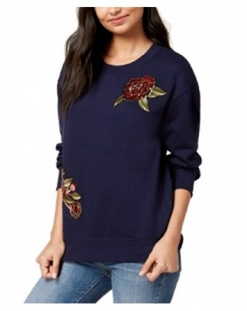 Ultra Flirt Applique Sequined Sweatshirt