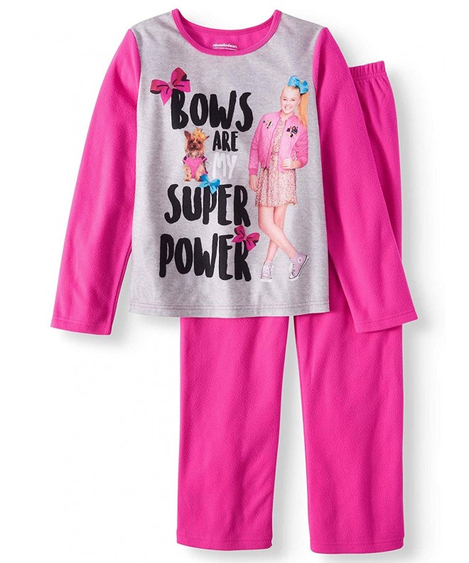 Bows are My Super Power 2 Piece Girls Sleepwear Pajama Set Pink ...