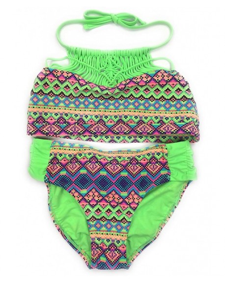 Girls Bikini Bathing Suit Swimsuit Multiple Styles & Sizes - Green ...