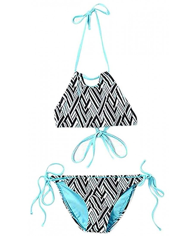 ToBeInStyle Halter Keyhole Double Bikini