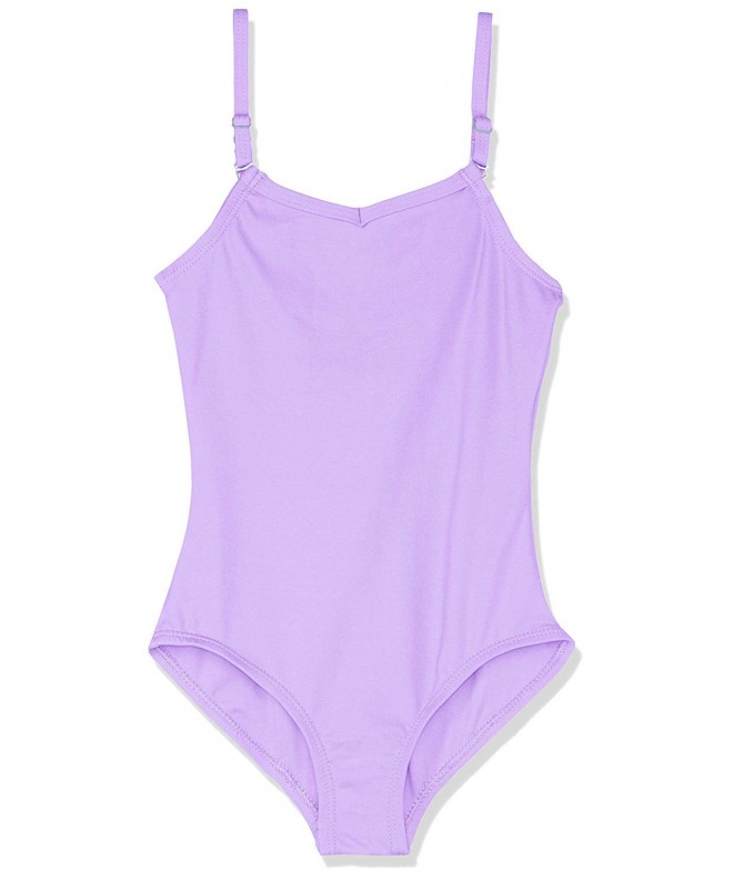Girls' Team Basic Camisole Leotard W/Adjustable Straps - Vibrant Violet ...