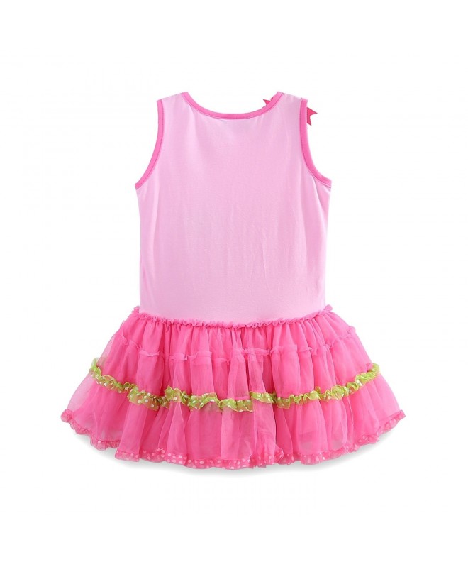 Little Girl Outfits Pink 3D Flamingo Cute - CK12BDC3BTR
