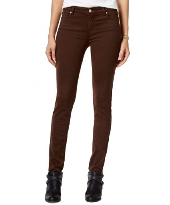 Juniors' Jayden Colored Skinny Jeans - Coffee Bean - CR18IMQR4E7