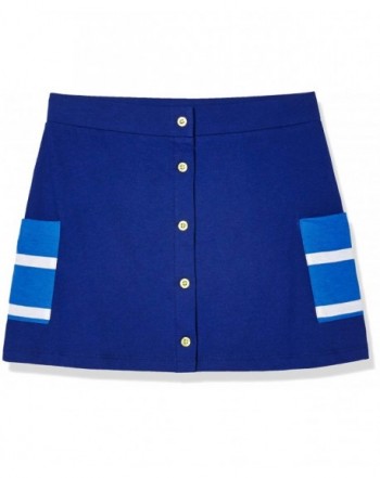 Awesome Girls Button Skirt Pockets