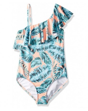 Seafolly Girls Shoulder Ruffle Swimsuit
