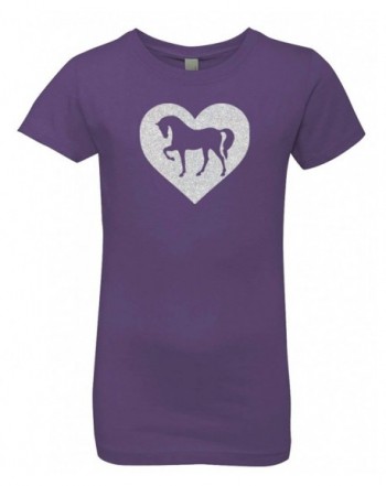 Sparkle Horse Heart Shirt Girls