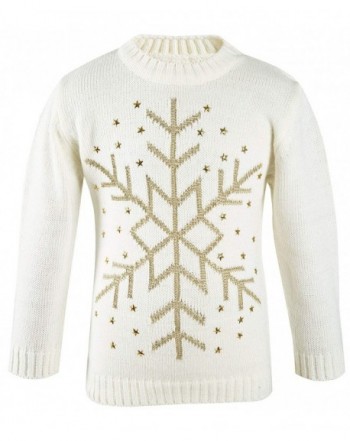 Lilax Little Snowflake Sleeve Sweater