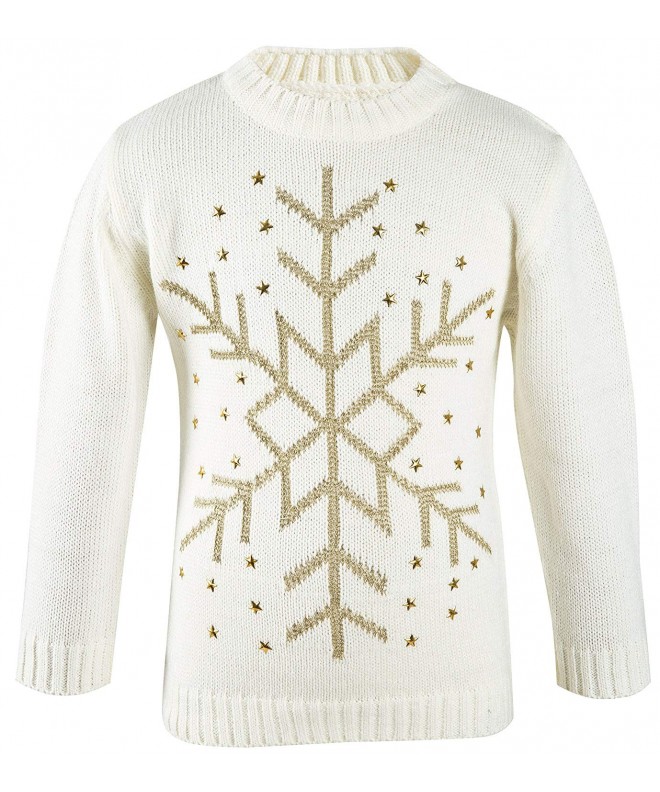 Lilax Little Snowflake Sleeve Sweater