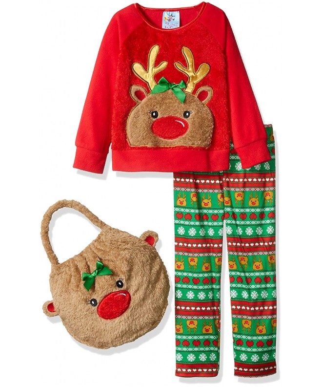 Bunz Kidz Girls Reindeer Pajama