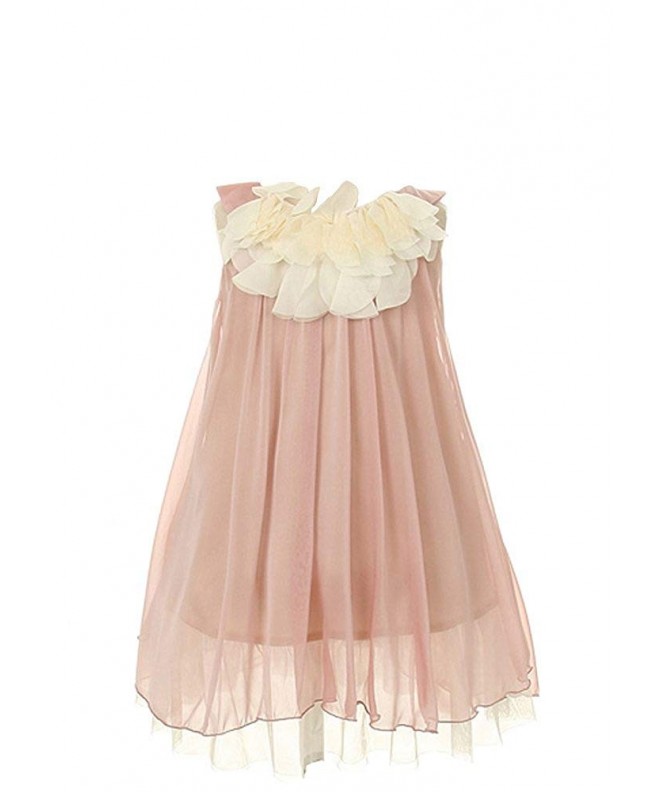 Kids Dream Lovely Chiffon Dress coral 4