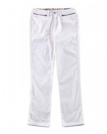 SOLOCOTE Girls Stretchy Pants Spring